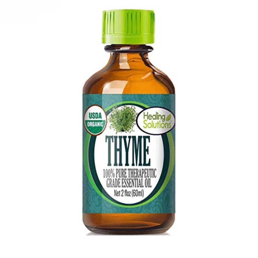 NEW Healing Solutions Organic Thyme Essential Oil 2oz Aromatherapy $38